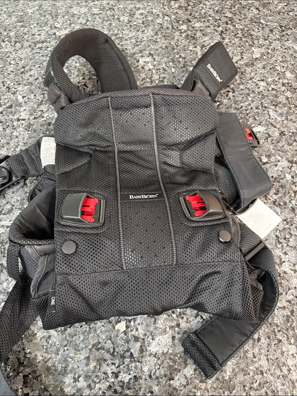BabyBjorn Black Mesh Carrier